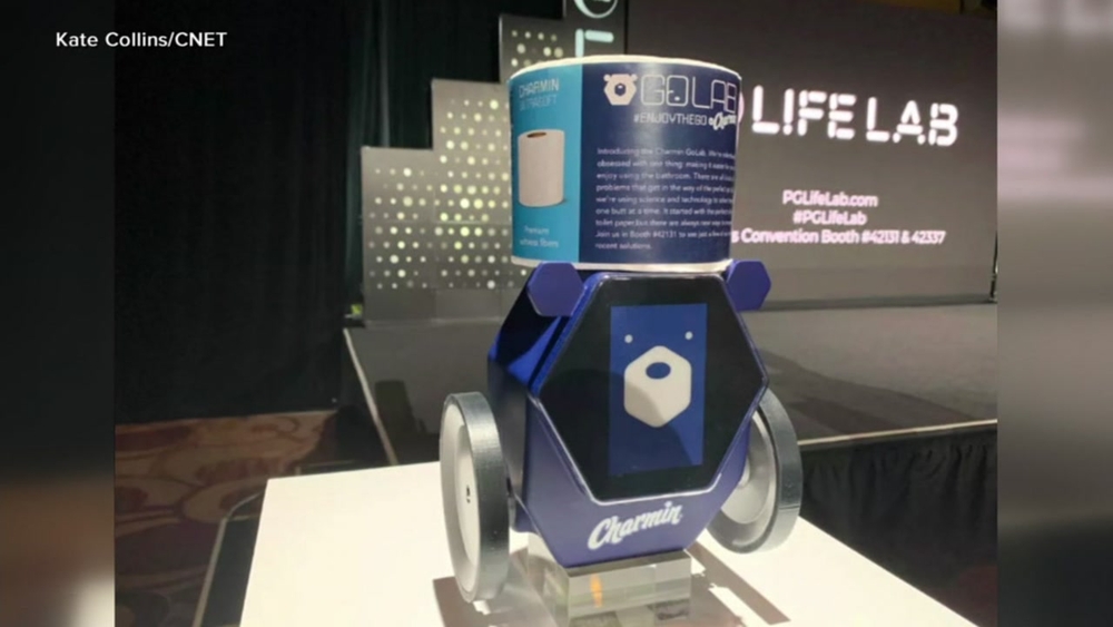 Charmin unveils toilet paper delivery robot