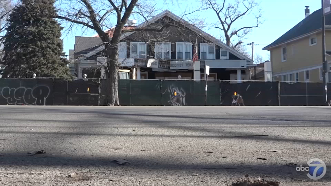 Demolition begins on 120-Year-Old North Side building, former Buddhist Temple