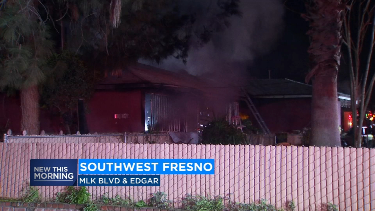 Fire sparks inside southwest Fresno home