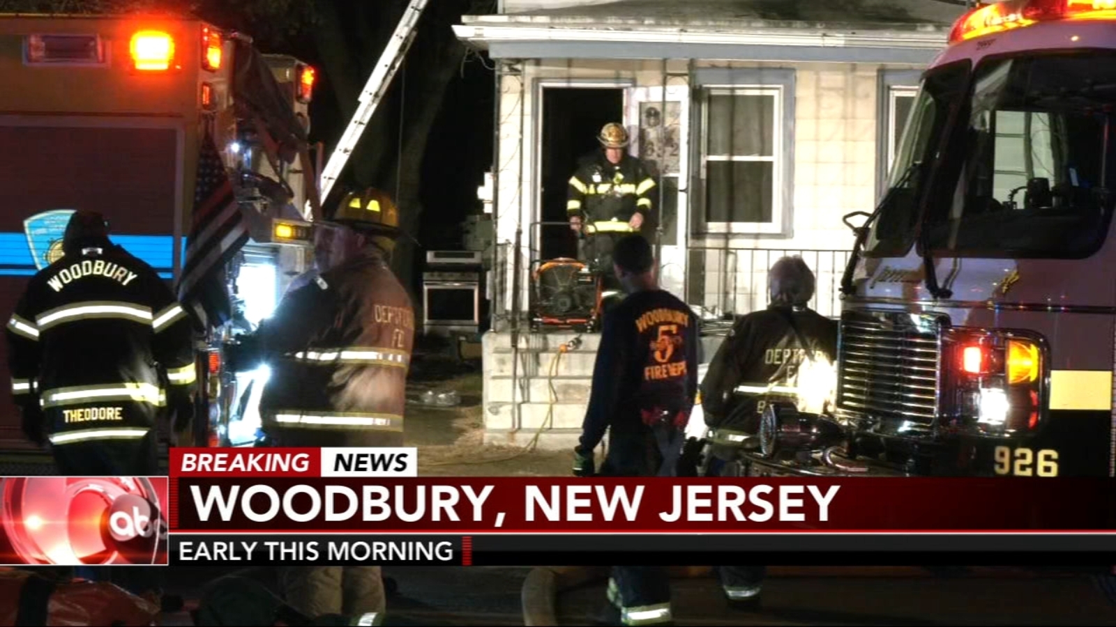 First responders help 3 adults, 5 kids escape Woodbury, New Jersey