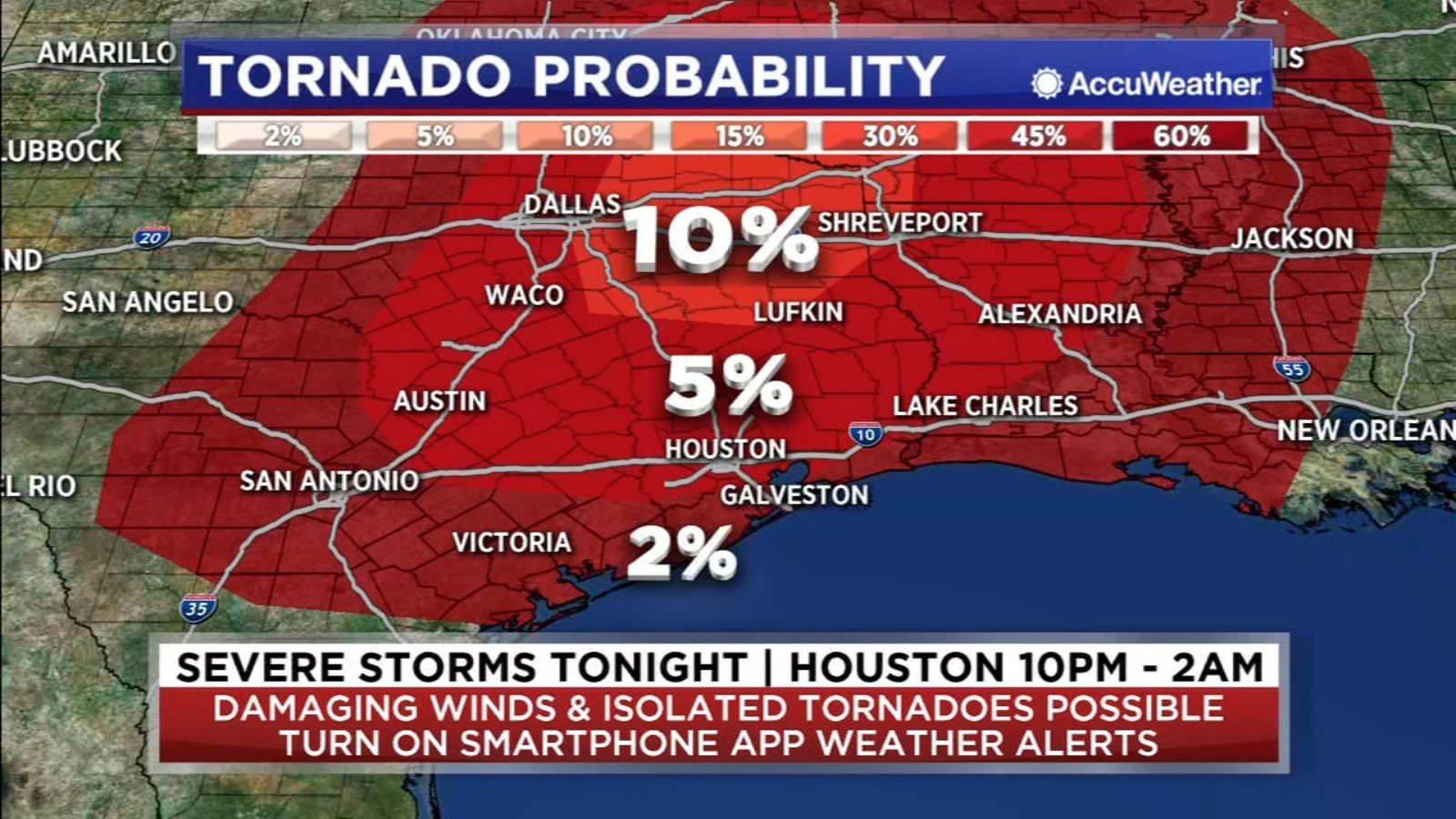 HOUSTON WEATHER Severe storms possible for Houston late Friday