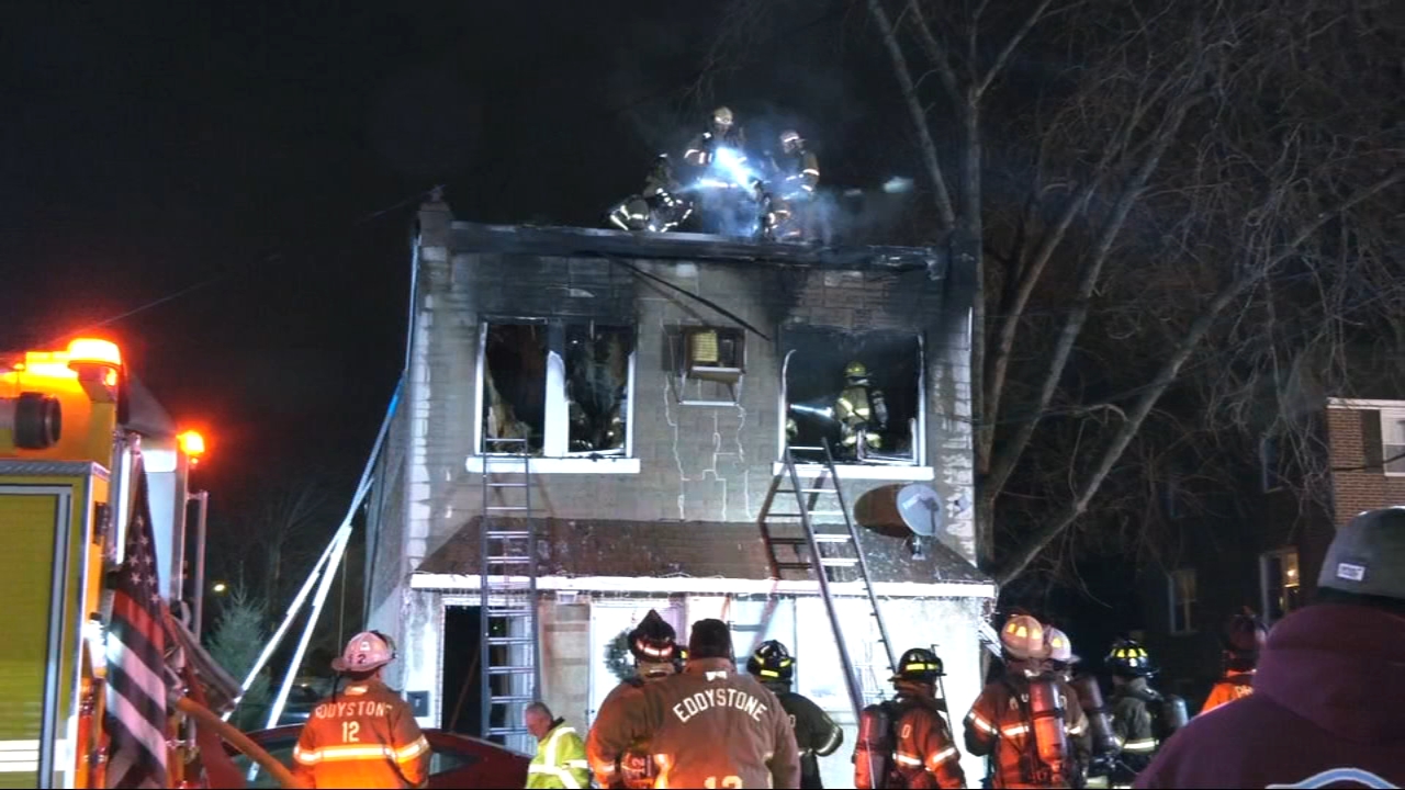 Eddystone council member helps rescue family from fire
