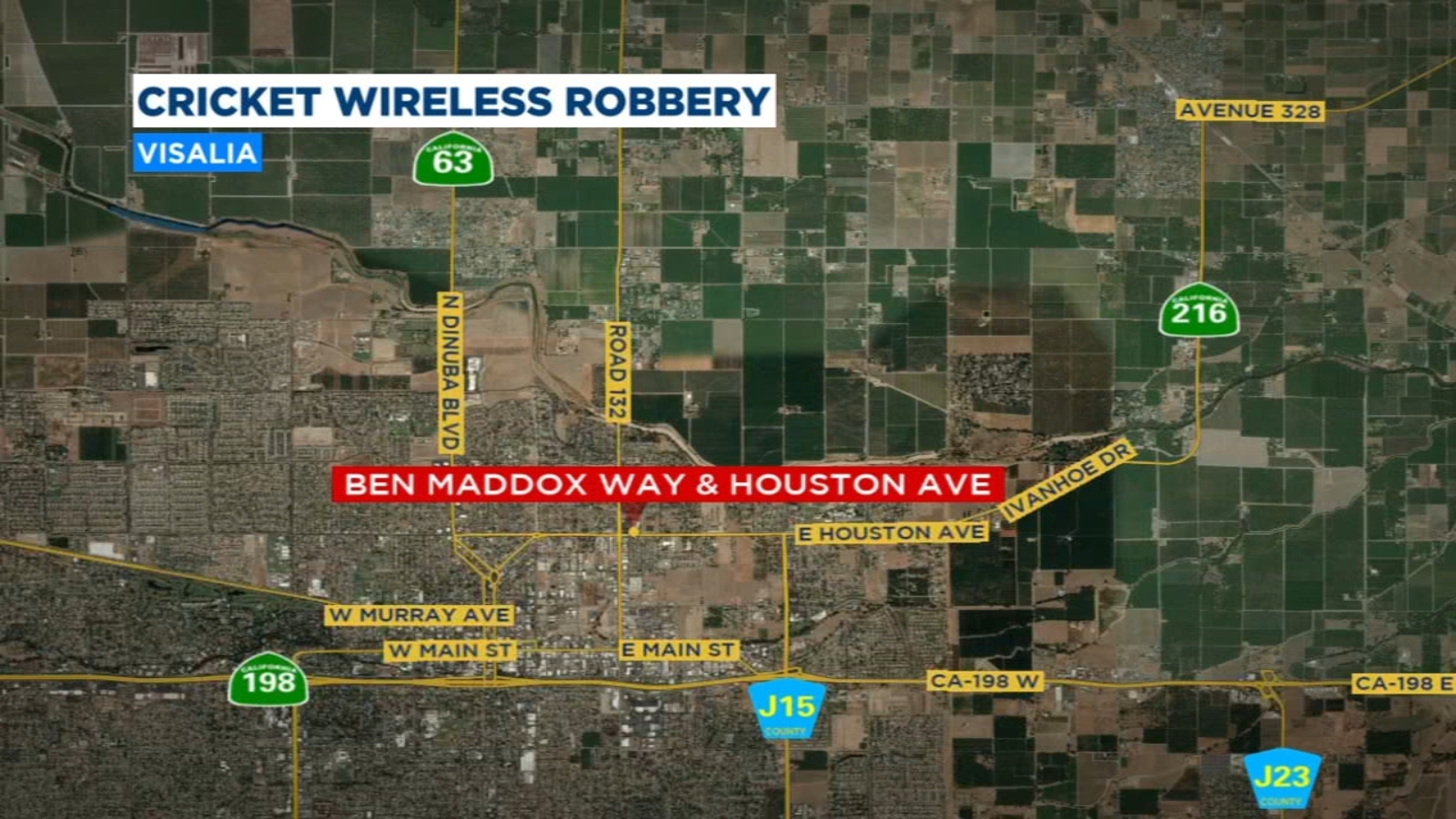 Police Suspect demands money from Visalia Cricket Wireless, flees on