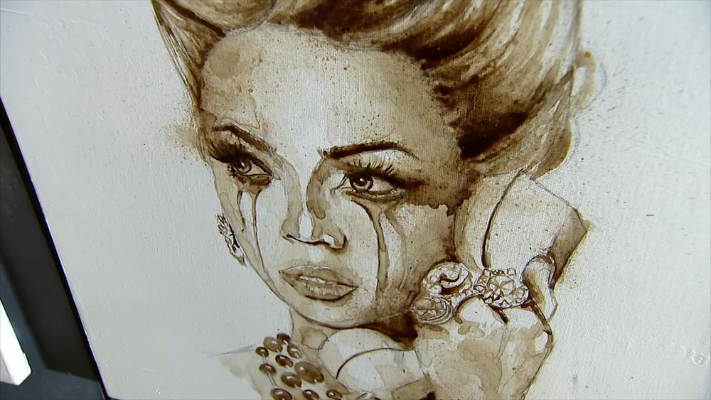 This artist paints amazing portraits out of coffee