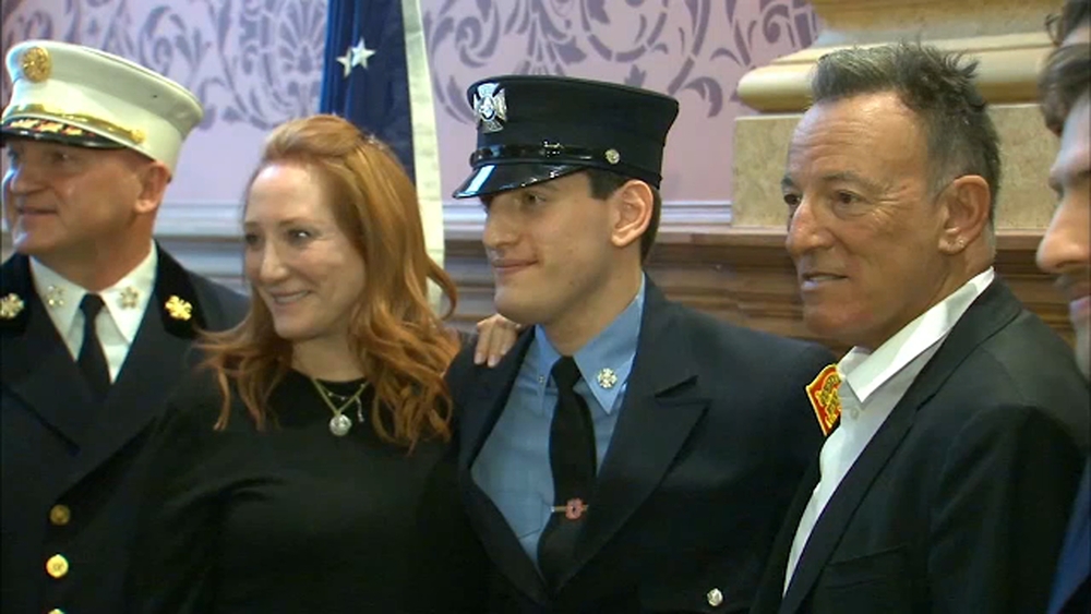 Bruce Springsteen's son Sam joins the Jersey City Fire Department
