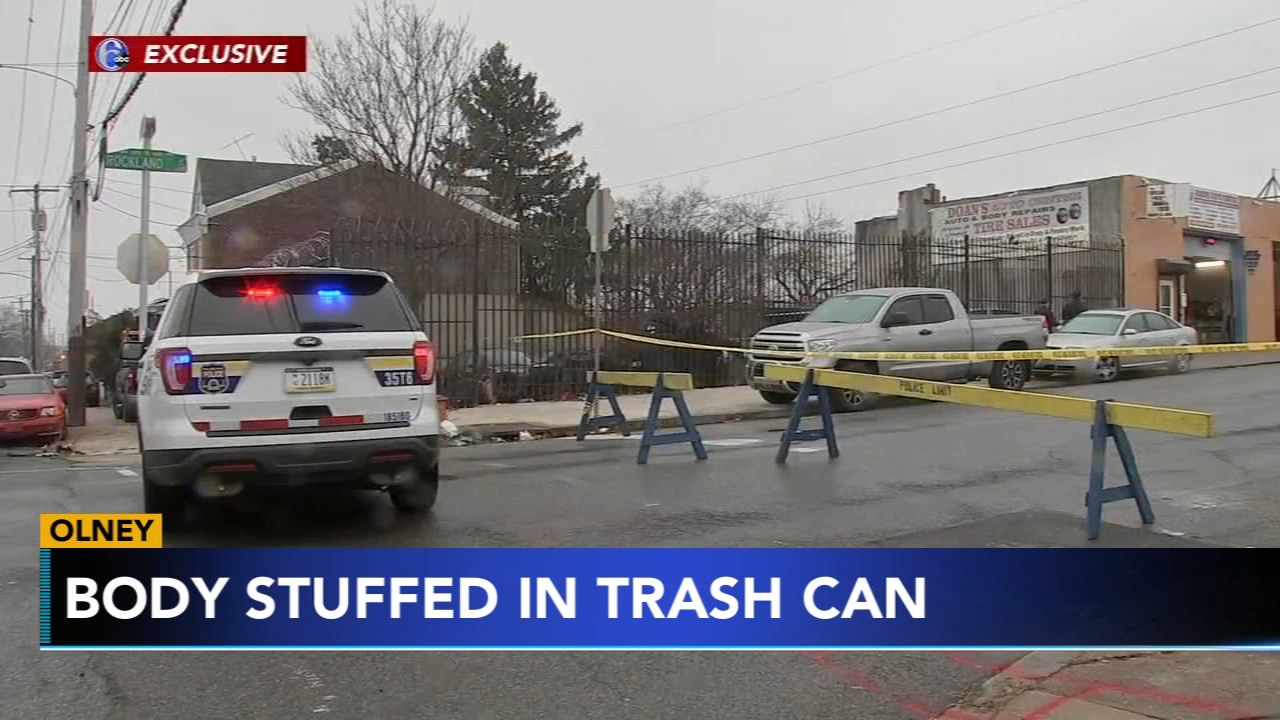 Teen leads police to body stuffed in trash can in Olney