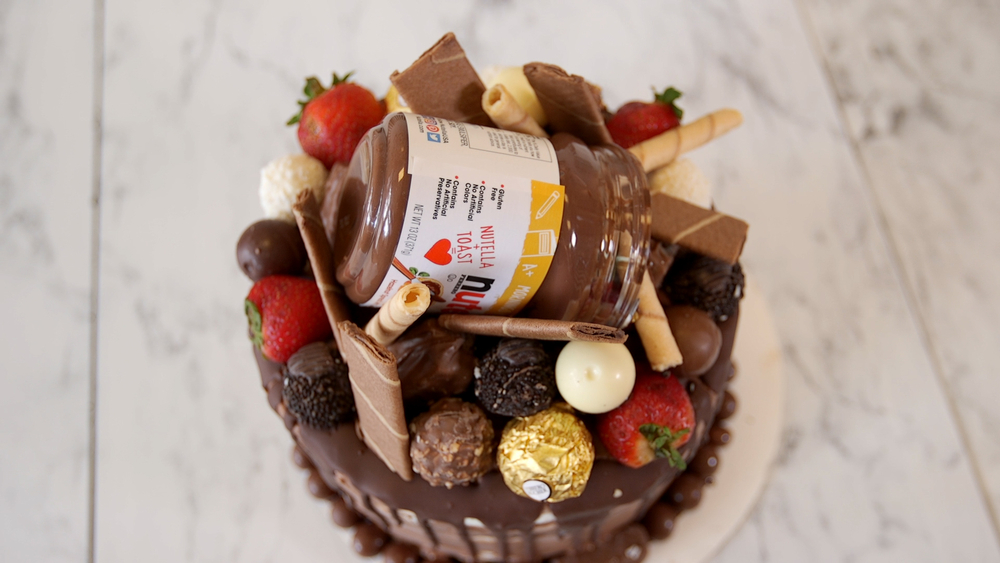 The Cake With the Jar of Nutella on Top!