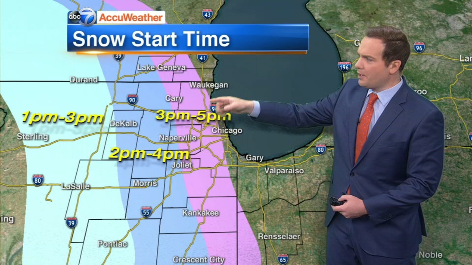 Chicago AccuWeather Snow starting late afternoon Friday