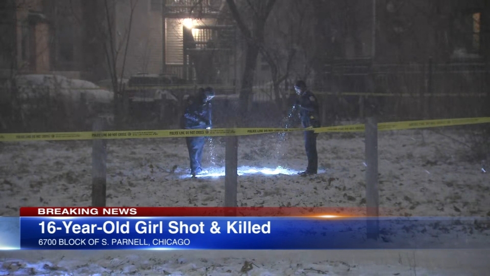 Girl, 16, shot and killed in Englewood