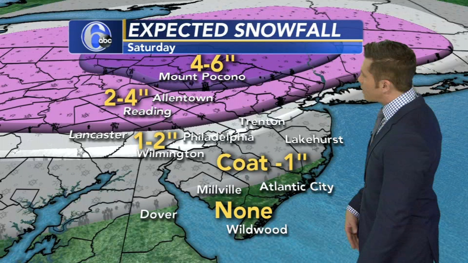 Snow in Philadelphia AccuWeather forecast for Pennsylvania, New Jersey