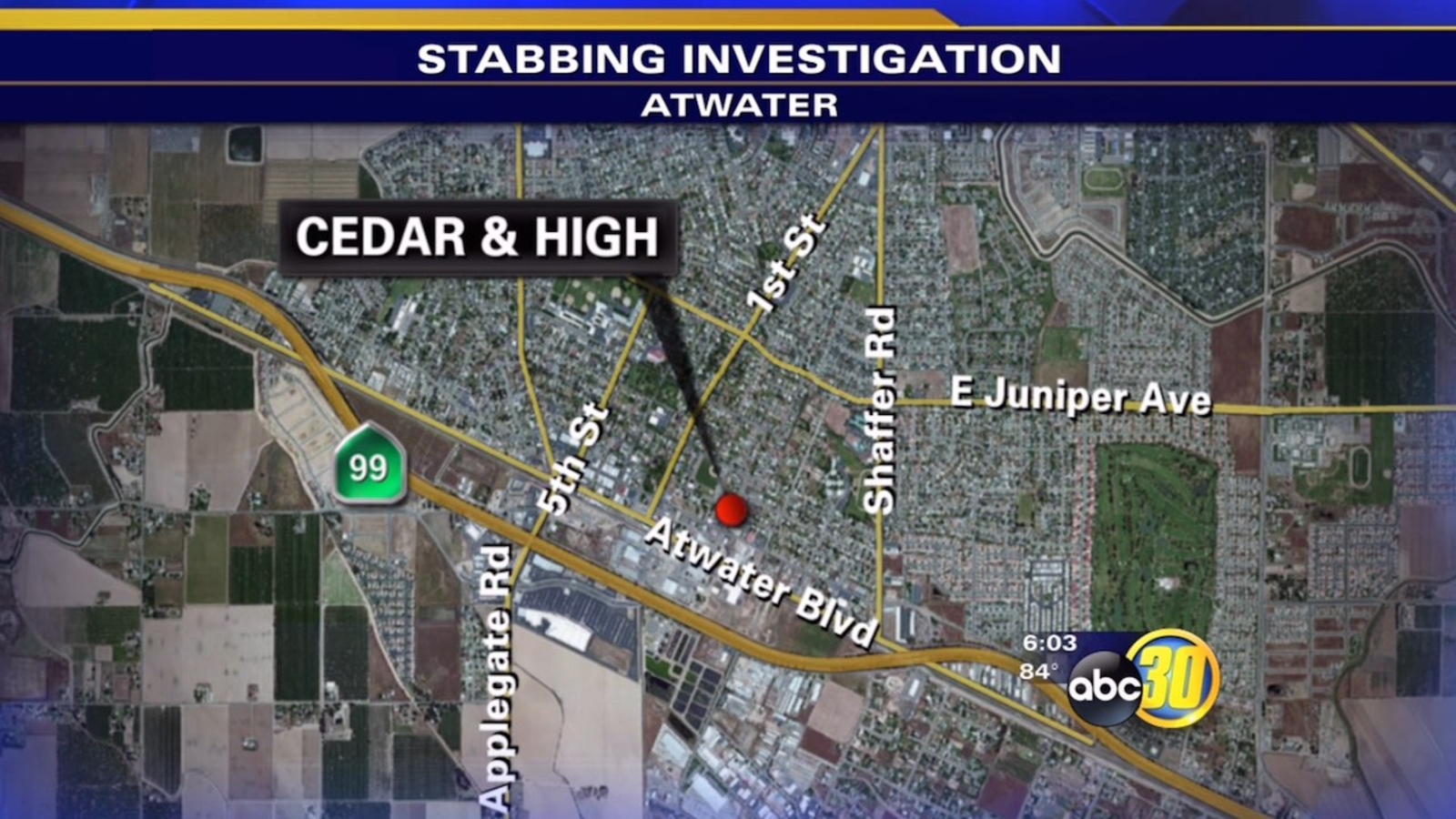 Man stabbed in the back in Atwater ABC30 Fresno