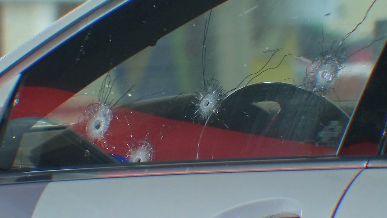 2 men found shot in car outside gas station