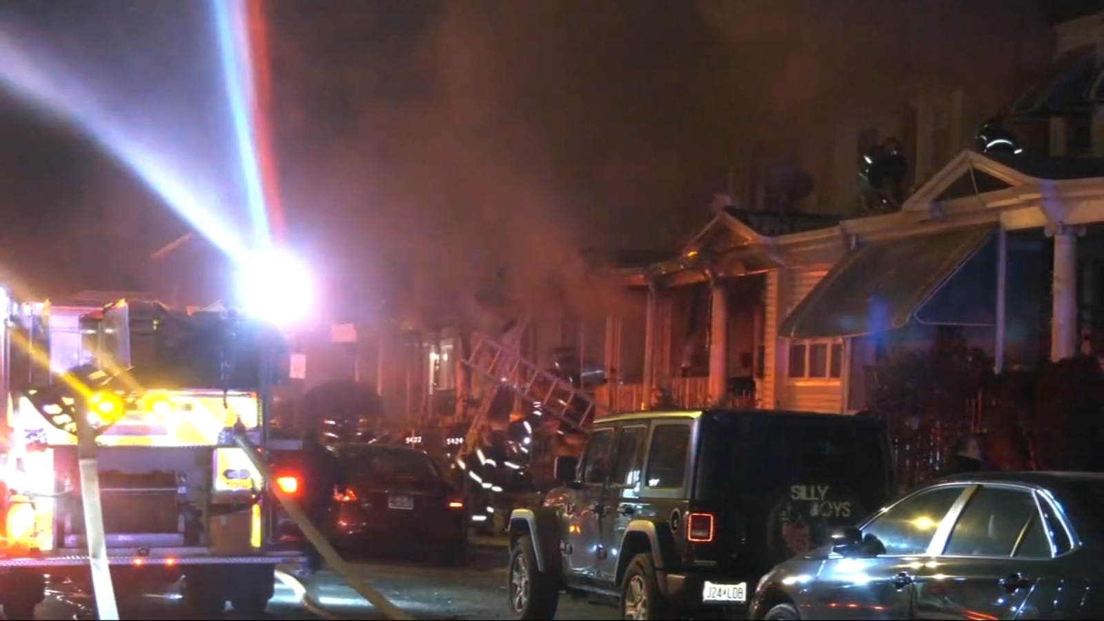 Fire spreads to multiple homes in Olney 6abc Philadelphia