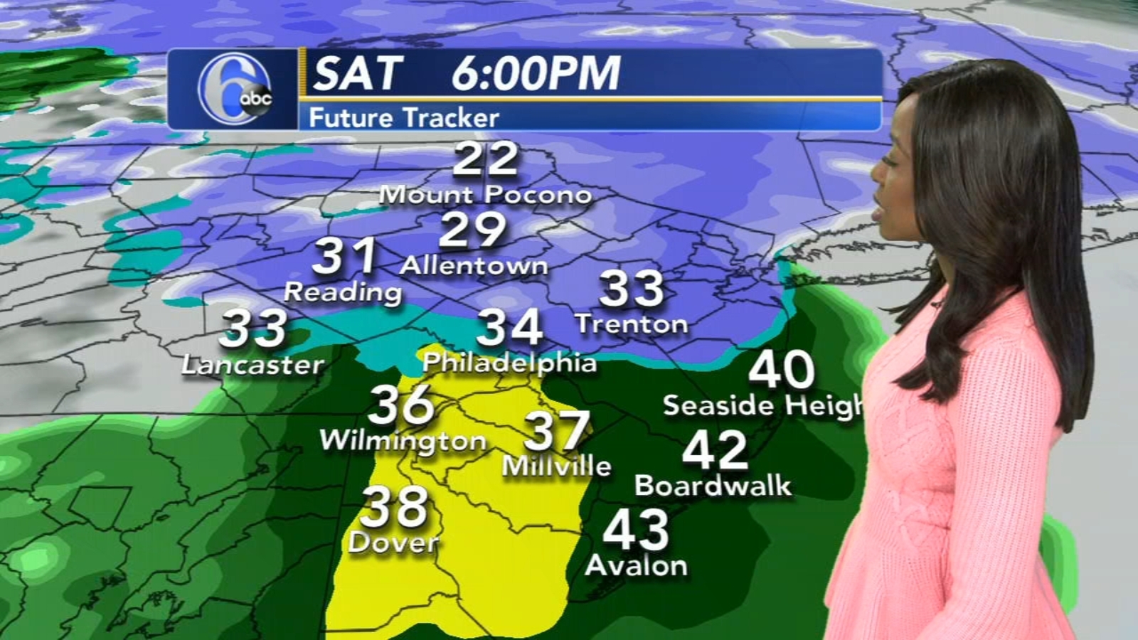 Melissa Magee with AccuWeather Update 6abc Philadelphia