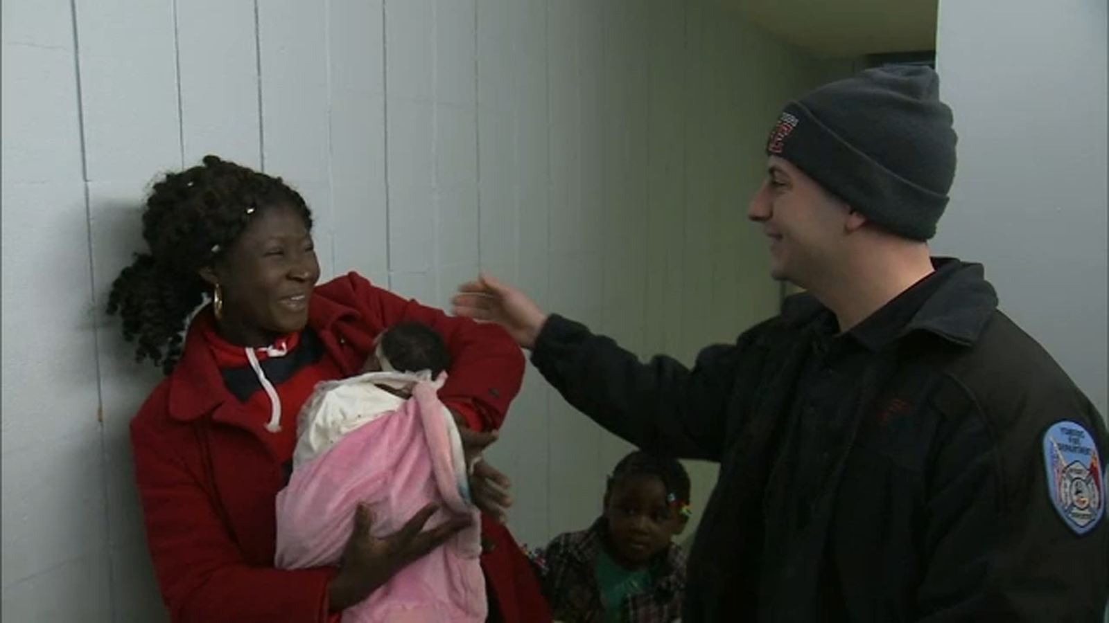 Yonkers rookie firefighter reunites with mom after helping deliver baby ...