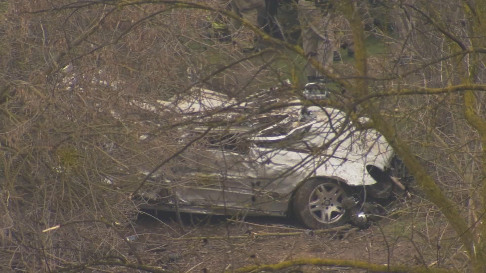 Driver fleeing police dies in crash after car goes airborne over San