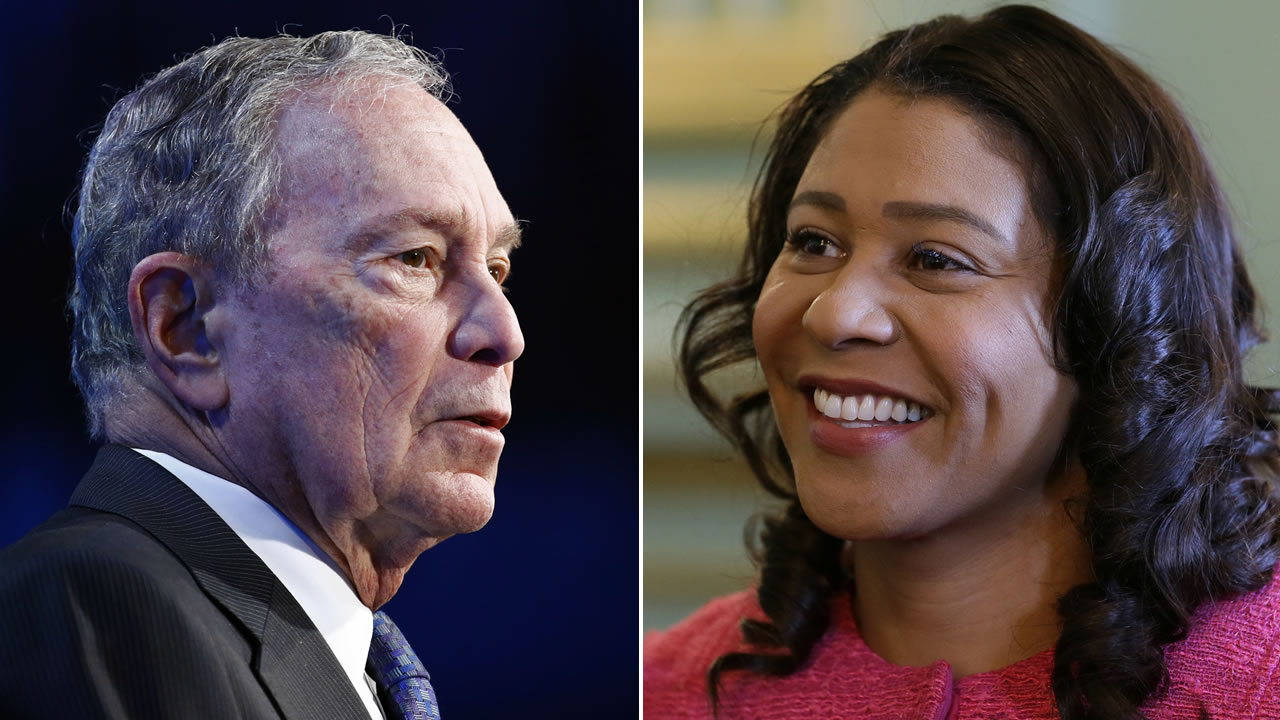 SF Mayor Breed endorses Bloomberg for president