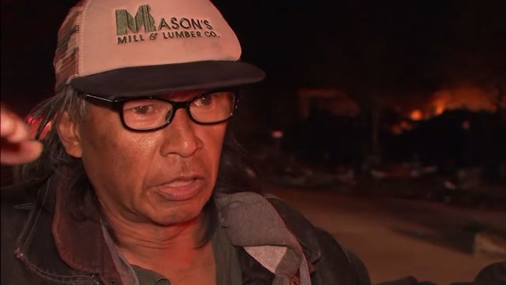 Witness describes encountering man hurt in blast