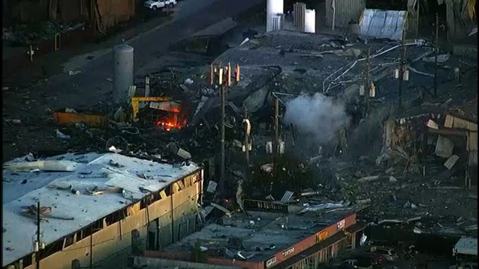 Houston explosion Massive blast at Watson Grinding and Manufacturing