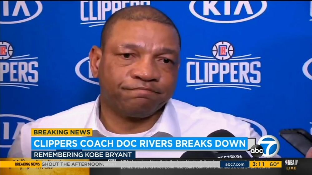 Doc Rivers breaks down talking about Kobe Bryant