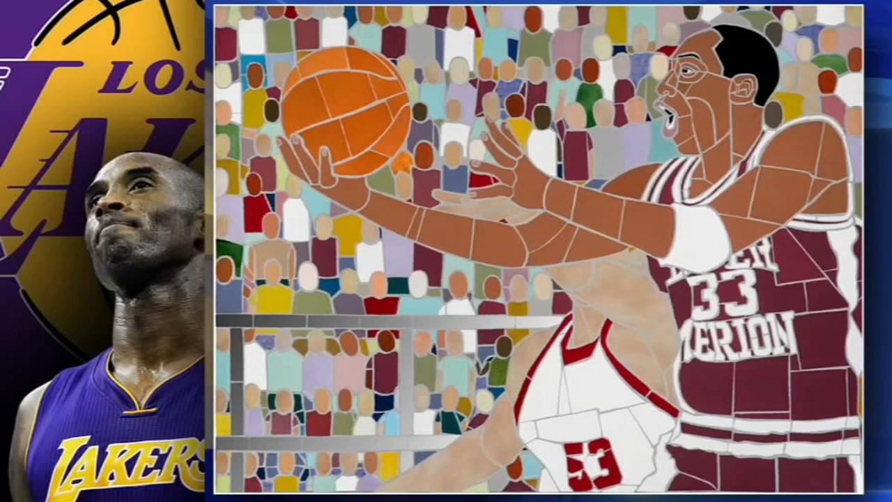Lower Merion artist recalls meeting Kobe Bryant during school ceremony