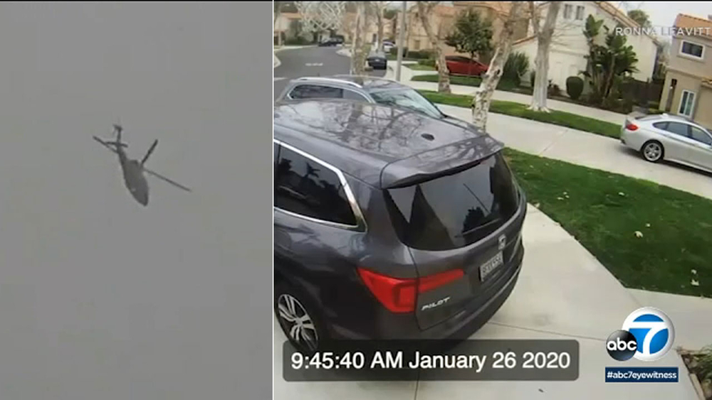Kobe Bryant crash: Helicopter's final flight heard in video