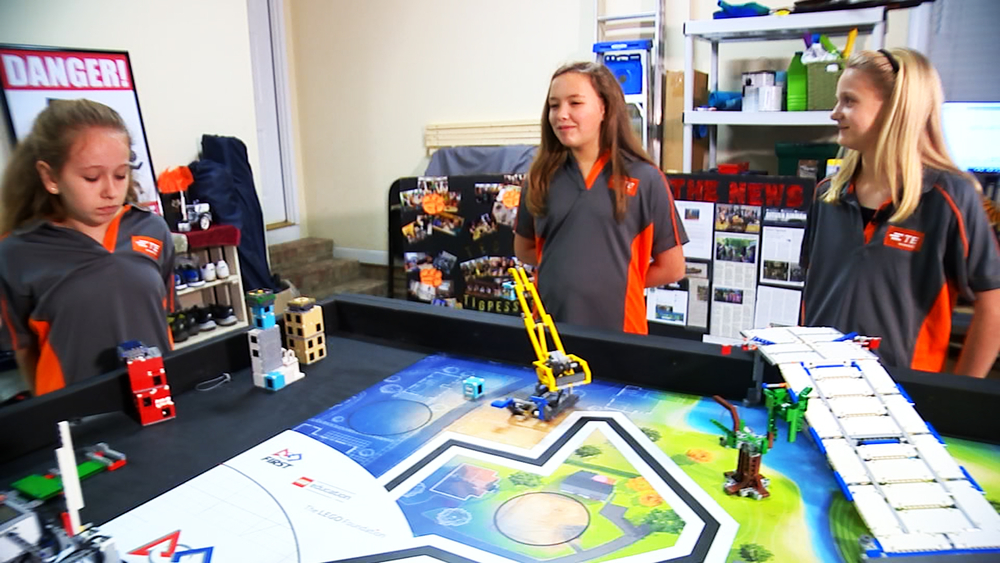 This all girl robotics team from Johnston County is inspirational