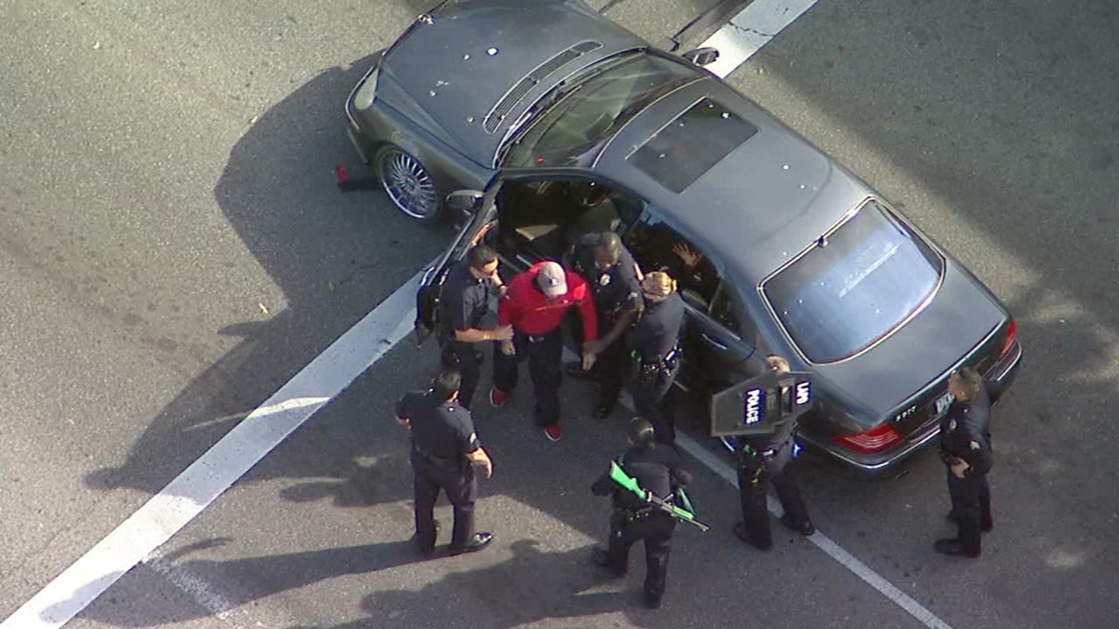 LAPD takes possible DUI suspect in custody after slow-speed chase ends ...