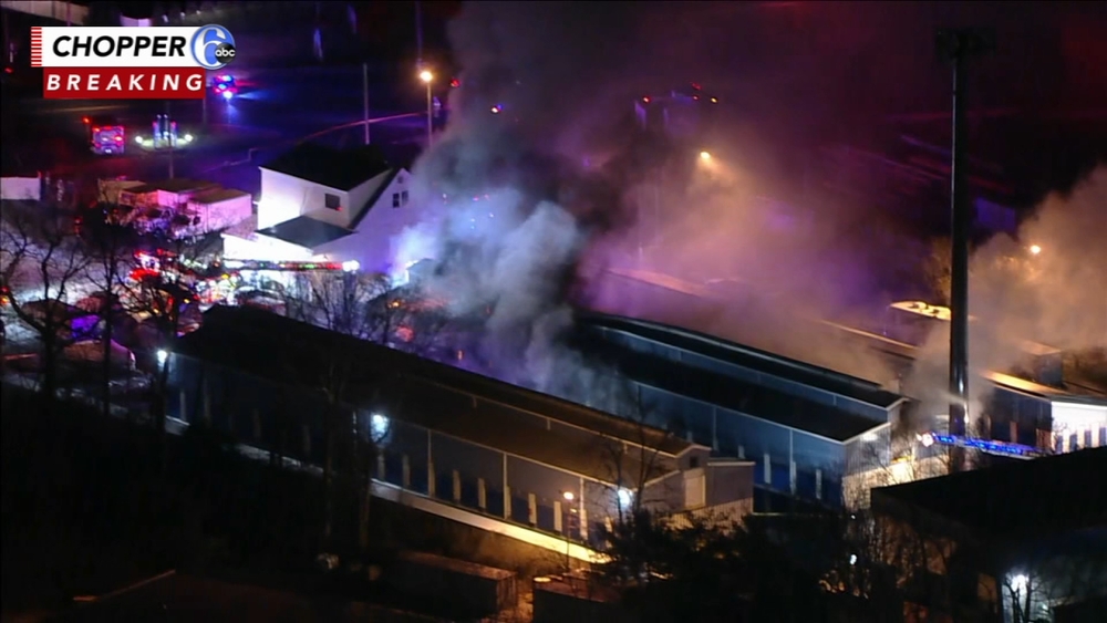 Fire at Somers Point storage unit building