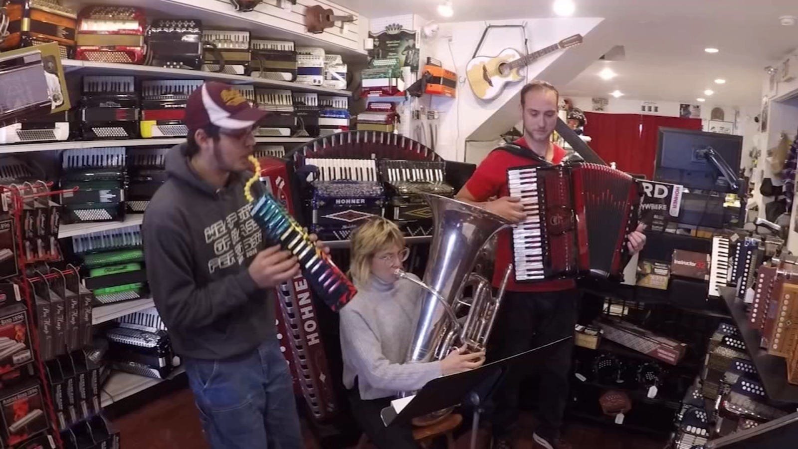 Listen to the Action News Theme song, the polka version played on