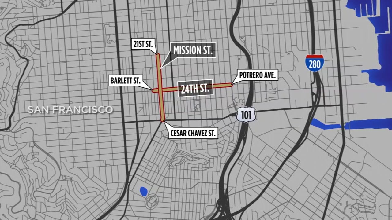SF street closures during Super Bowl 