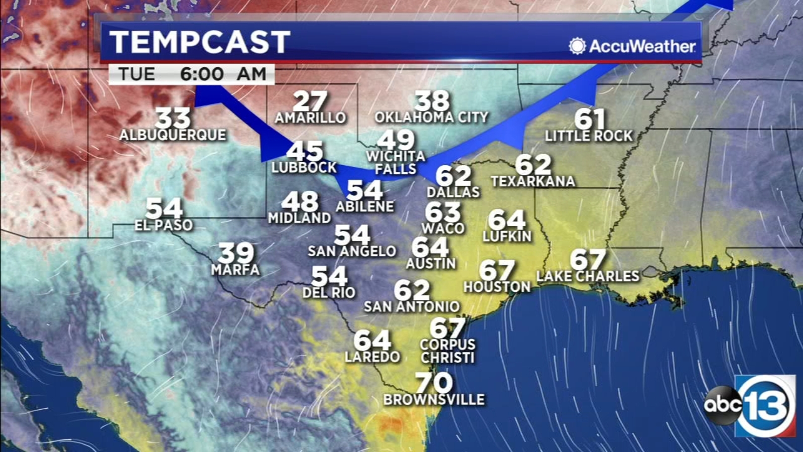 Houston Weather Winter's not over Big temperature drop this week