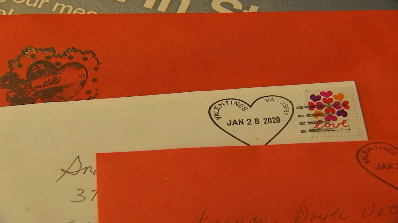 Valentines Va post office sends love letters