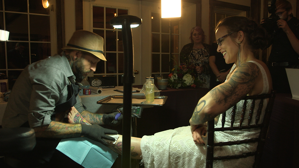 The 'Wedding Tattooer' inks ultimate wedding gifts