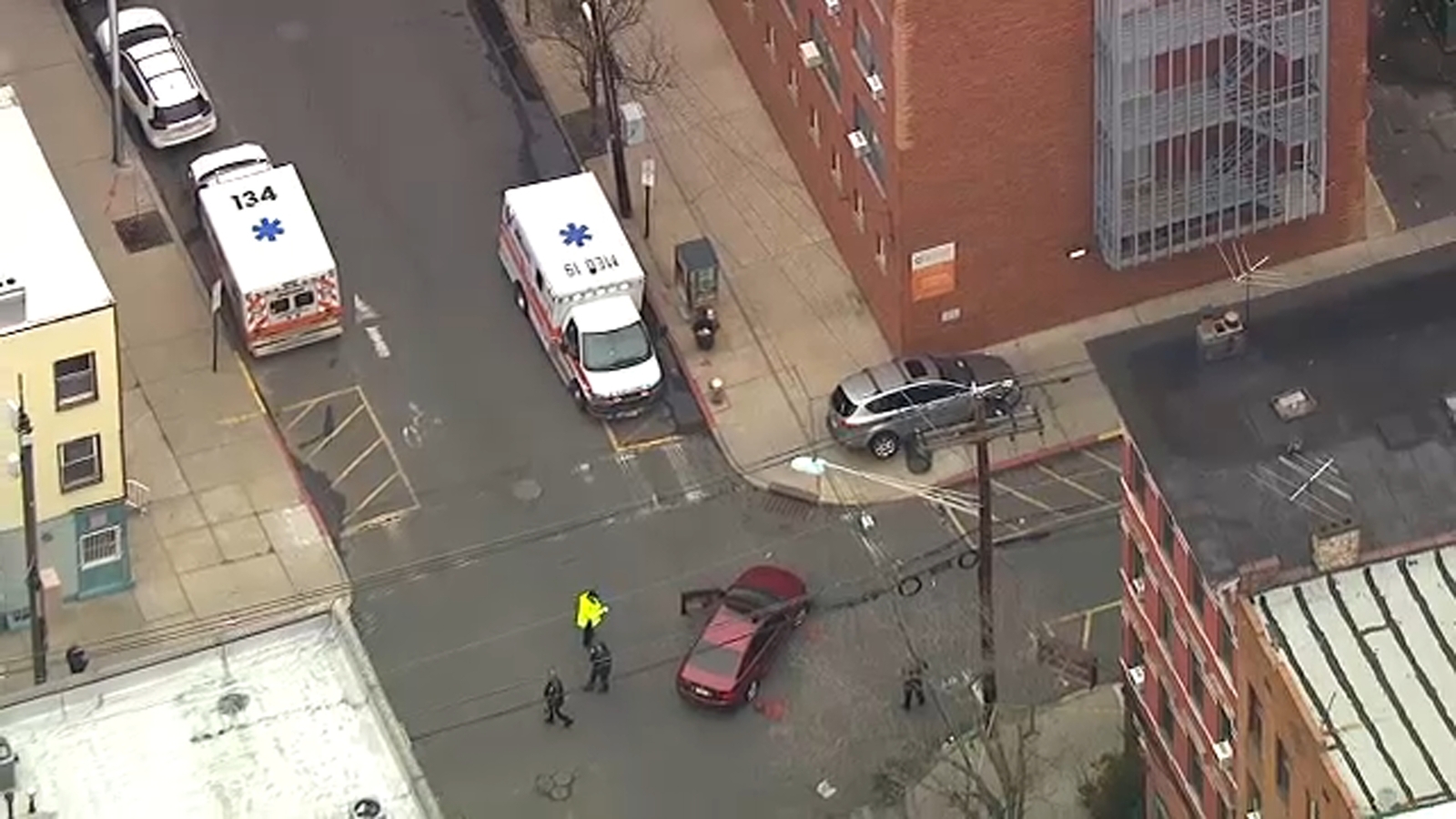 Kids in strollers among 6 hurt when crash sends car onto sidewalk in