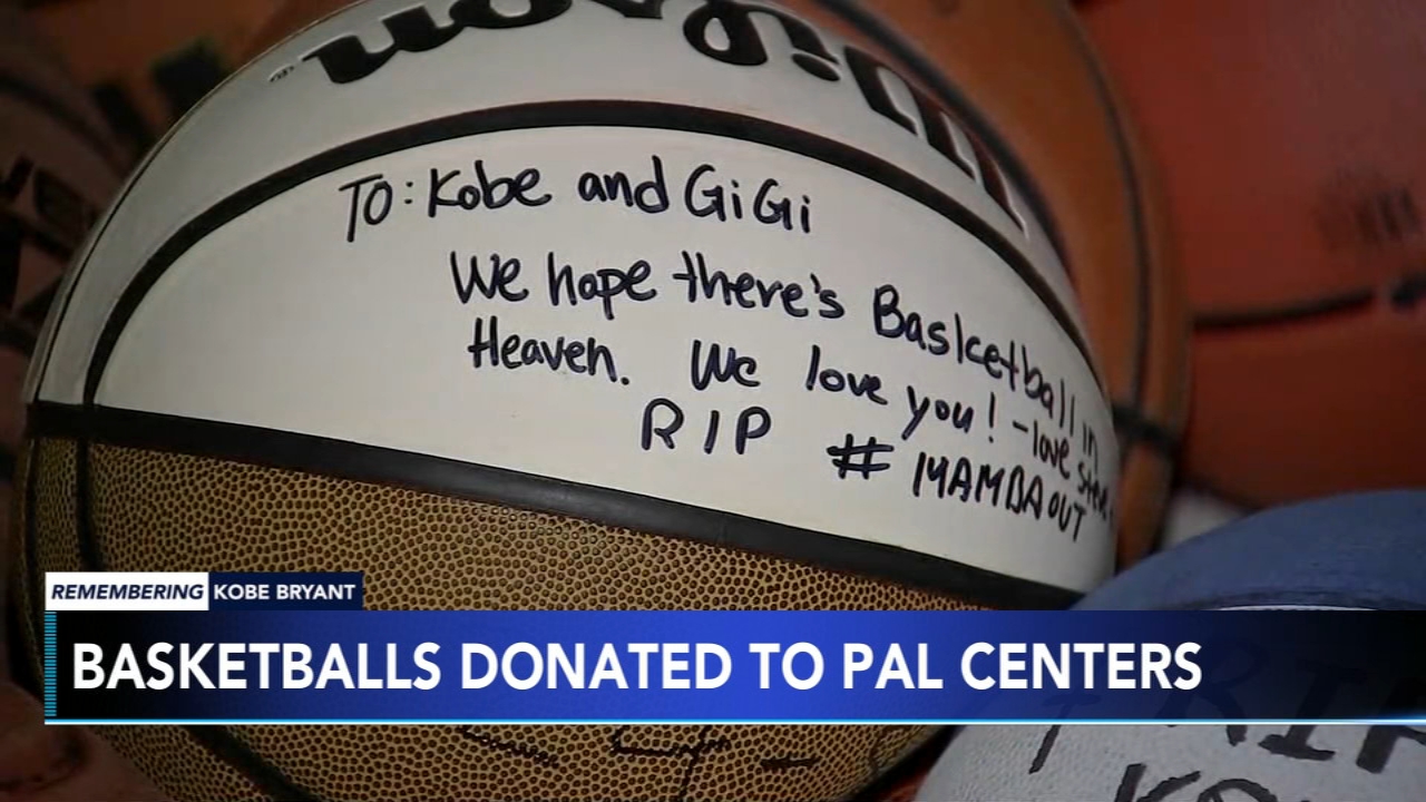 Kobe Bryant basketballs donated to PAL centers