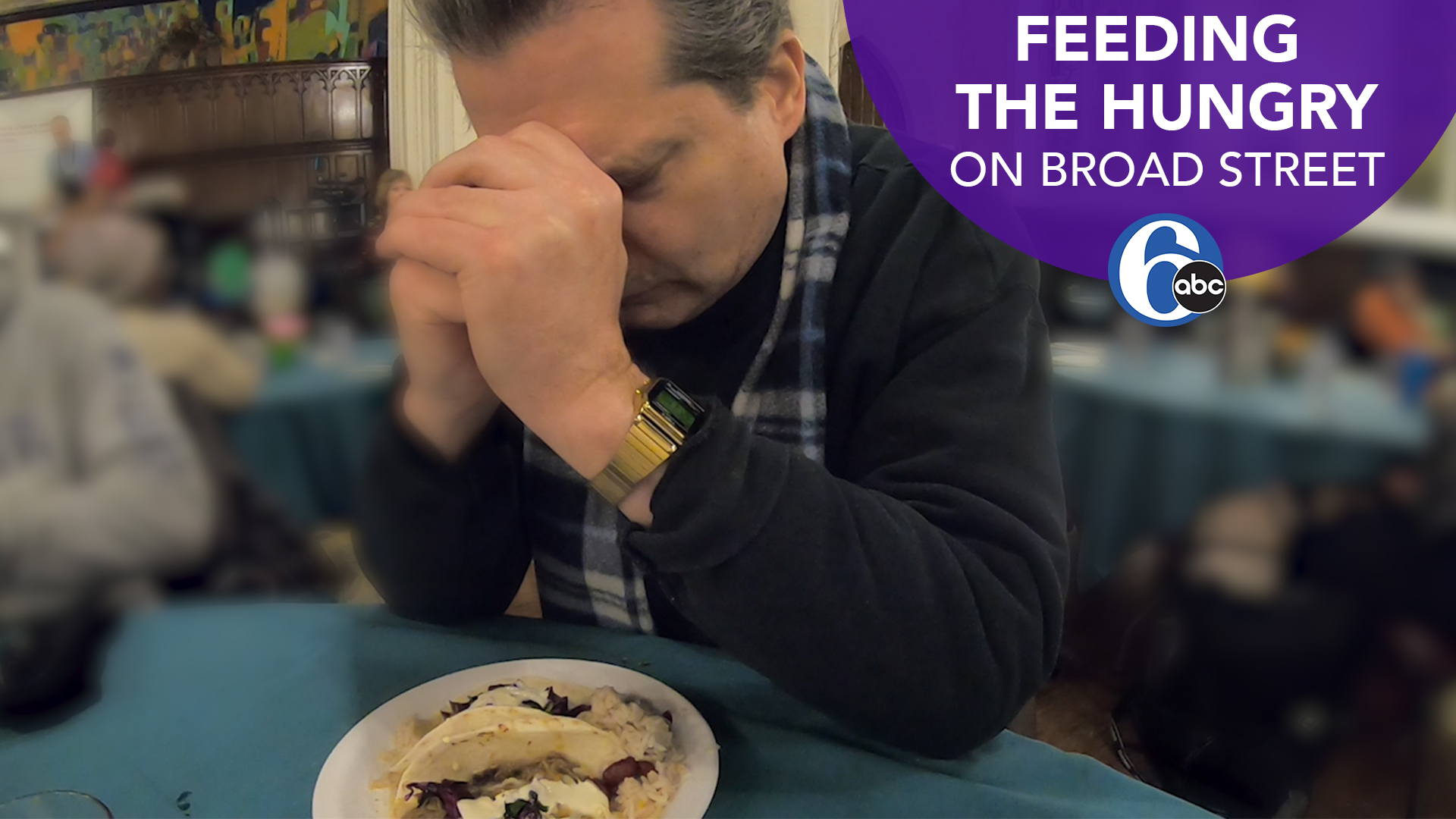 Feeding the hungry on Broad Street