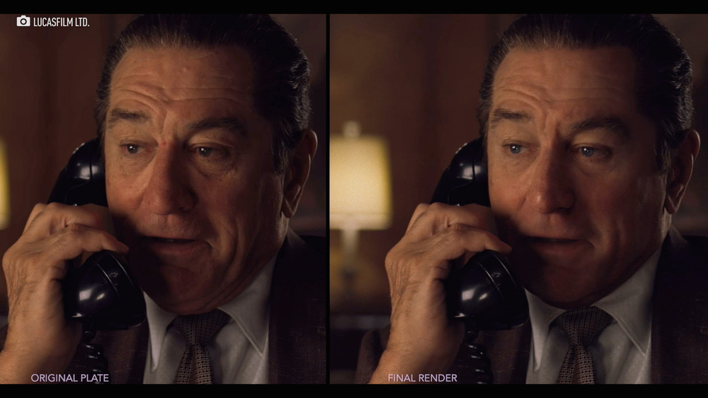 "The Irishman": An inside look at the de-aging visual effects