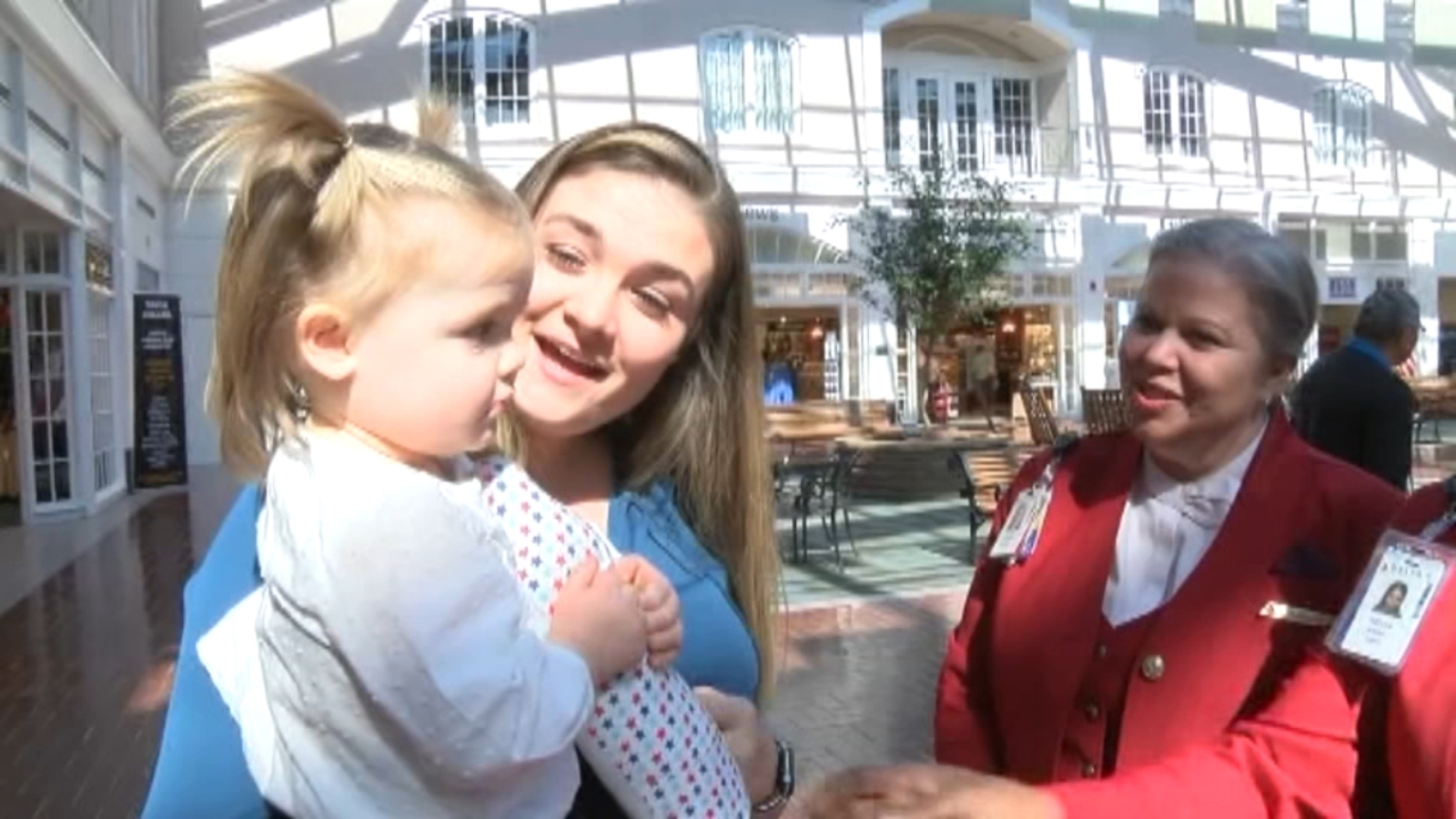 Delta Airlines reunites Kenley Britton with doll she lost on plane - 6abc Philadelphia