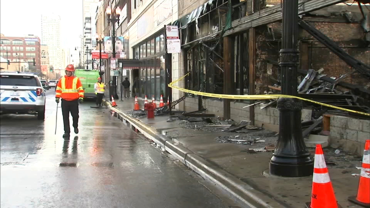 South Loop dry cleaners destroyed by fire