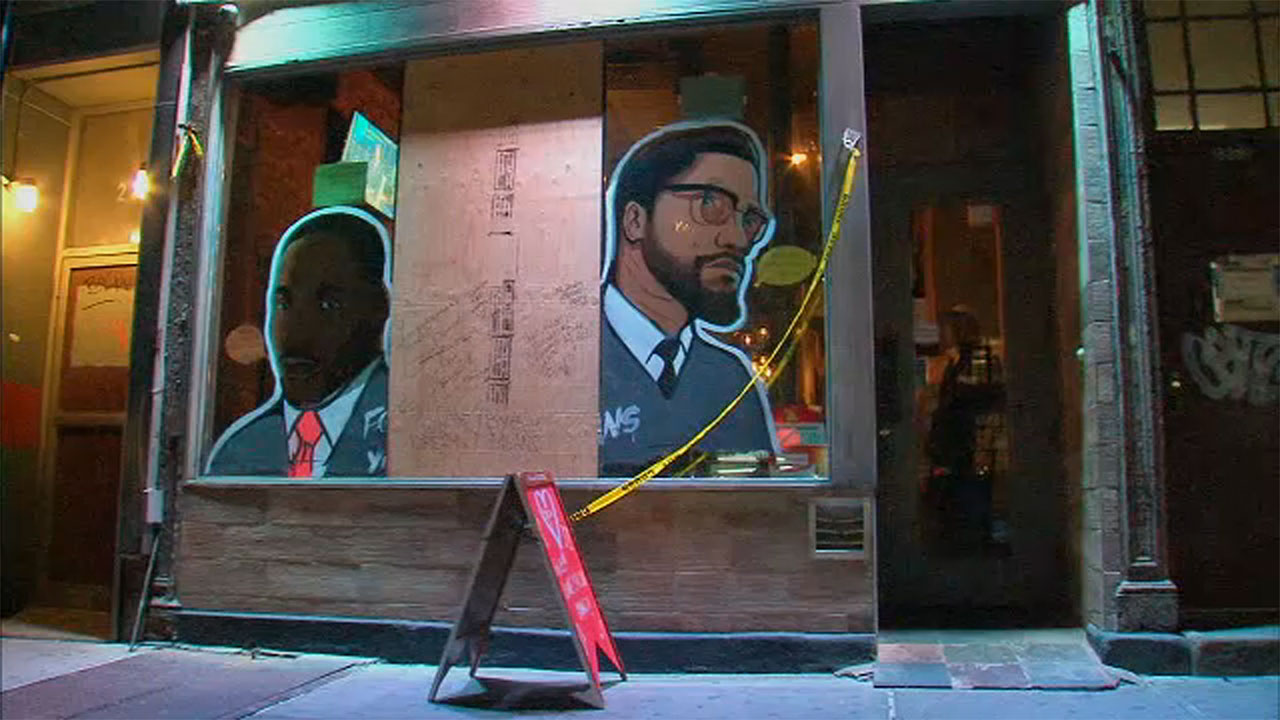Police: Harlem restaurant's Black History Month mural vandalized