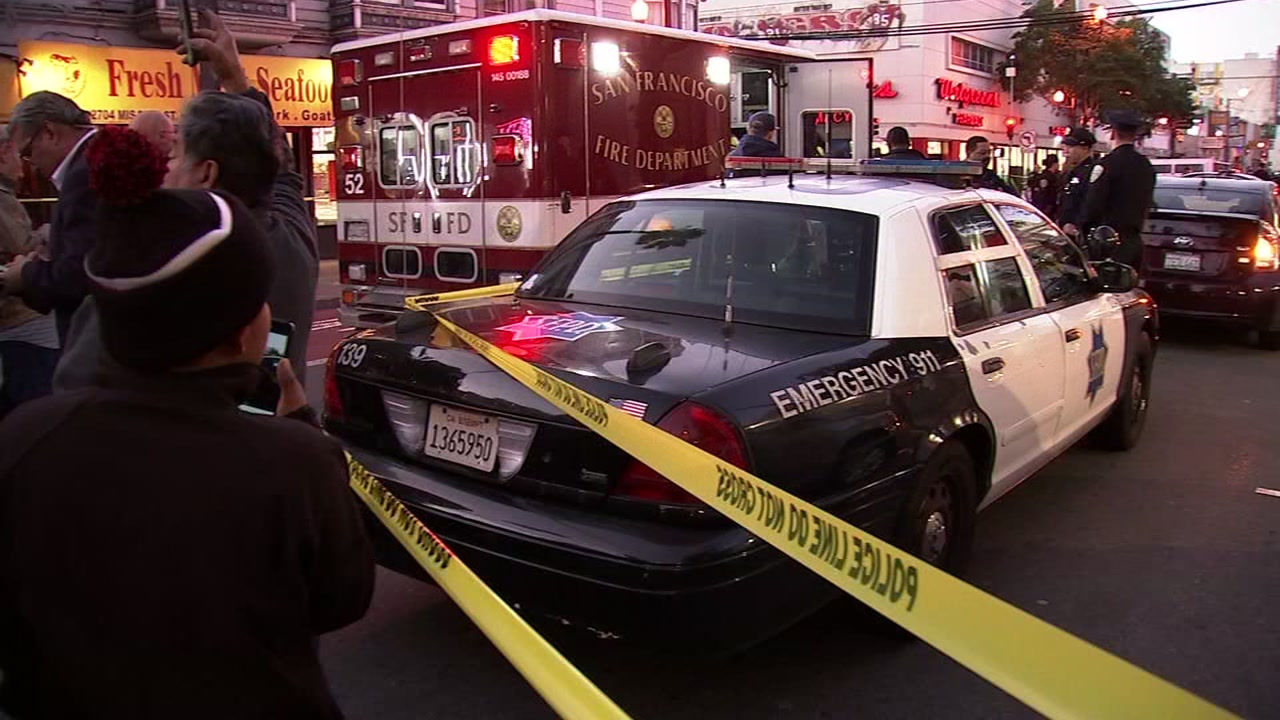 Chaotic scene in SF's Mission District after car slams into pedestrians