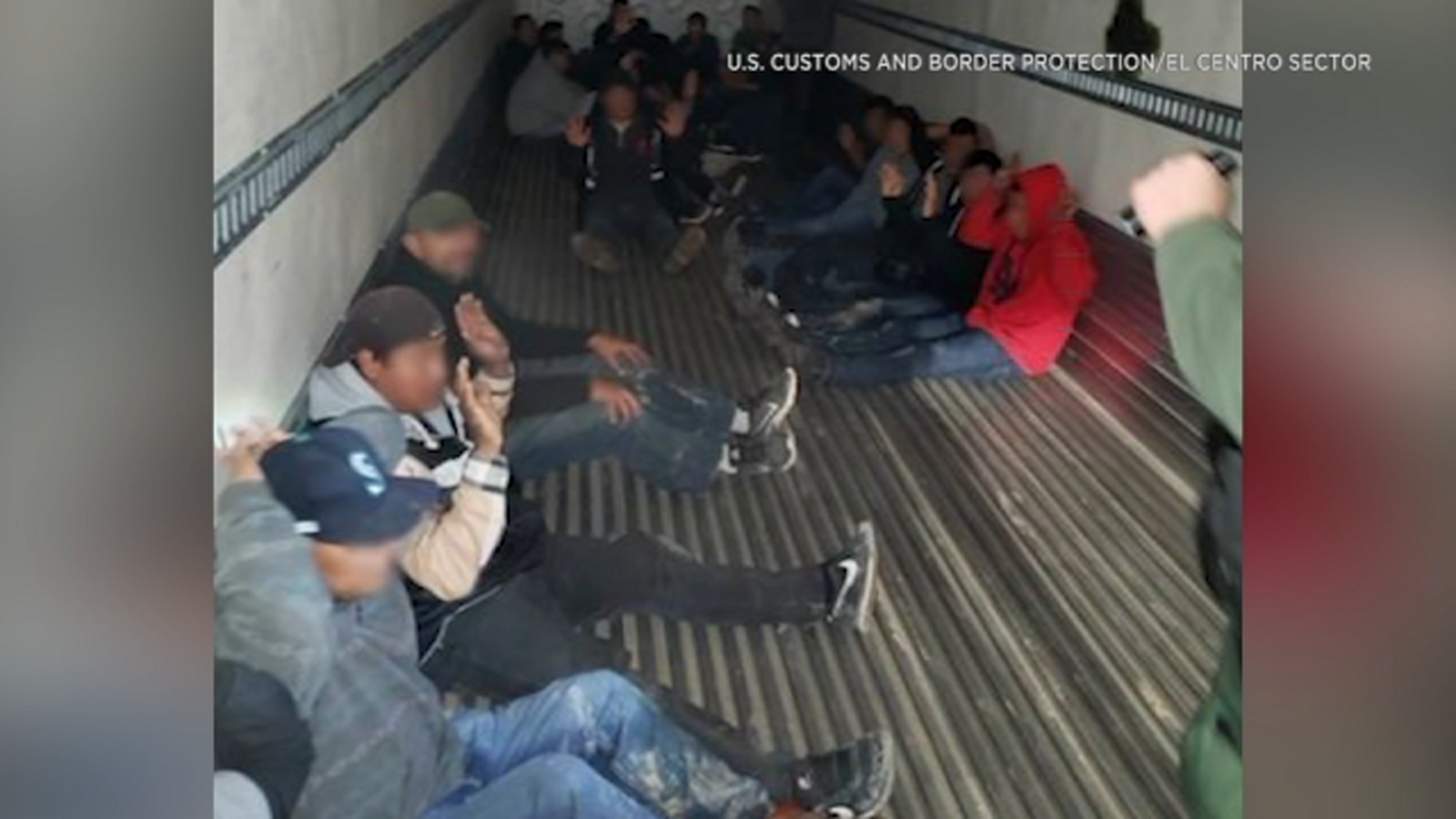 26 smuggled immigrants, including 2 children, found inside tractor ...