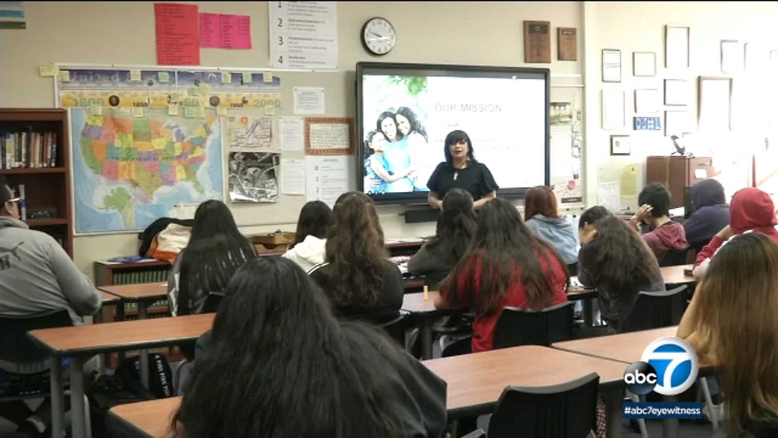 Santa Ana High School students learn to detect signs of domestic ...