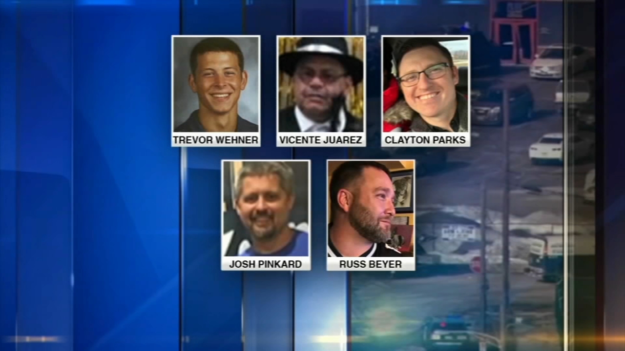 A memorial in Aurora Saturday afternoon will honor the five victims killed in the Henry Pratt Warehouse shooting.