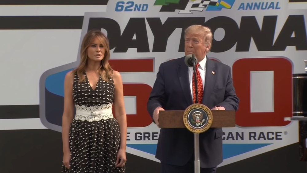 FULL REMARKS: Donald Trump pumps up fans at Daytona 500