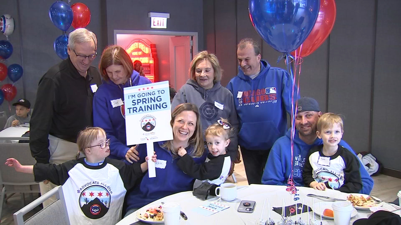Pediatric cancer patients surprised with dream trip to Cub's spring training
