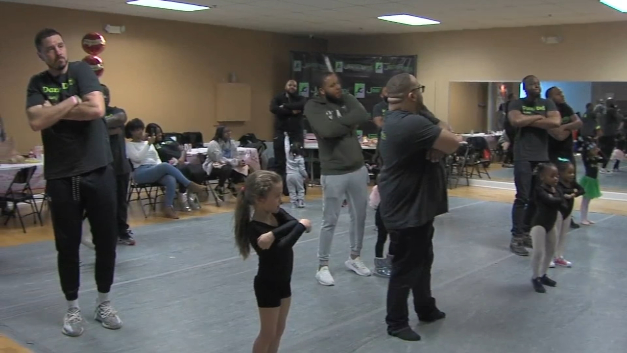 Bring Your Dad to Dance Day in Huntingon Valley