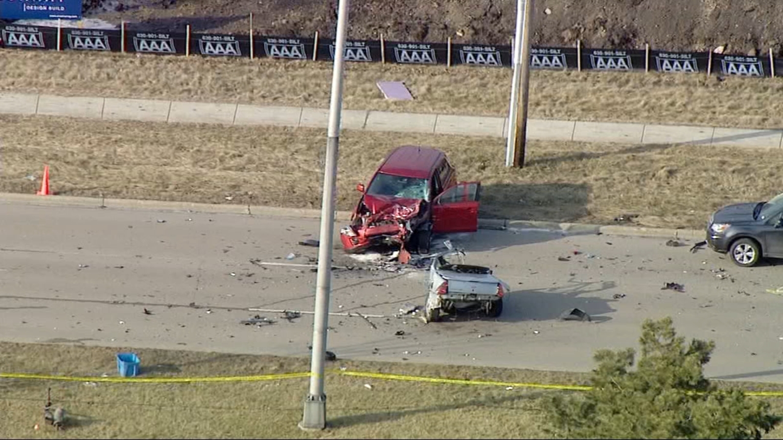 4 injured in Aurora crash after shooting prompts police chase; East