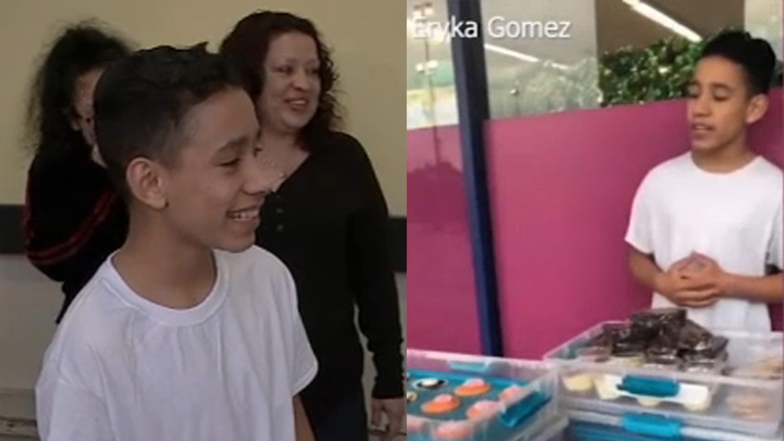 14yearold Houston boy Elijah Cossio sells baked goods to help mom